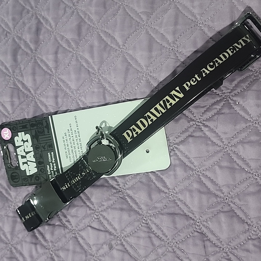 Star Wars Padawan Pet Academy Dog Collar Size XL